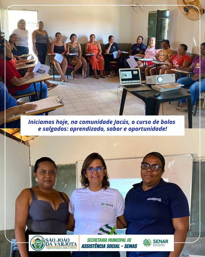 Curso de Produção Caseira de Bolos e Salgados