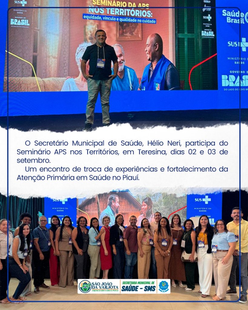 Encontro de troca de experiências e fortalecimento da Atenção Primária em Saúde no Piauí.