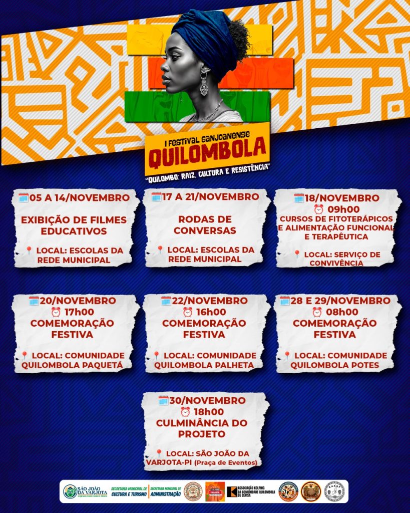 I Festival Sanjoanense Quilombola – Quilombo: Raiz, Cultura e Resistência