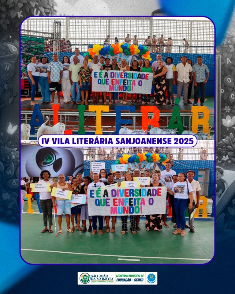 A IV Vila Literária Sanjoanense foi um verdadeiro sucesso!