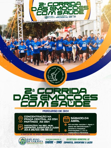 2ª CORRIDA DAS EMOÇÕES COM SAÚDE